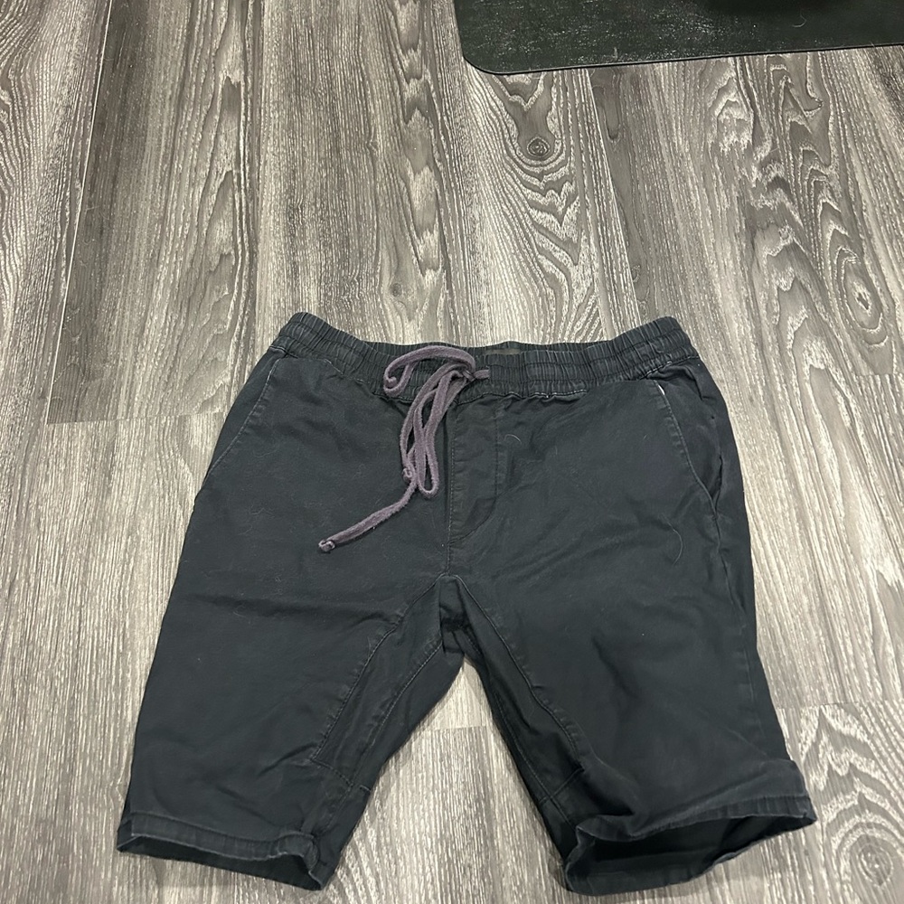 Men's Black Casual Shorts